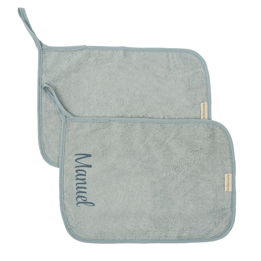 Toalla Guardería pack x2 Azul Nanetes - Nanetes